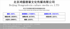 北京鸿儒德馨文化传媒有限公司:专注新闻软文撰写和网络媒体发布